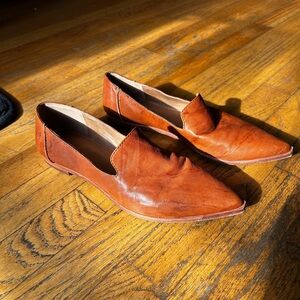 Frye Kenzie Venetian leather flat slip on loafer